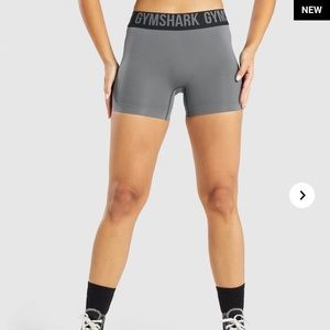 GYMSHARK Gray and Black Shorts